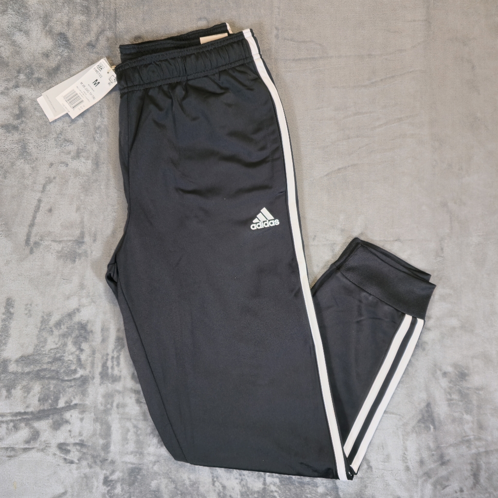 Adidas Primegreen Track Pants Womans Size Medium Black New Nwt Jogging Joggers